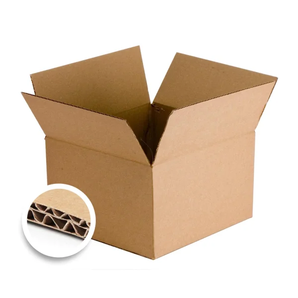 Scatola americana kraft in onda c